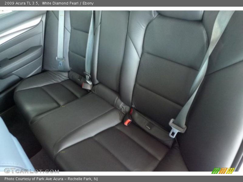 White Diamond Pearl / Ebony 2009 Acura TL 3.5