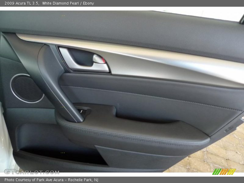 White Diamond Pearl / Ebony 2009 Acura TL 3.5