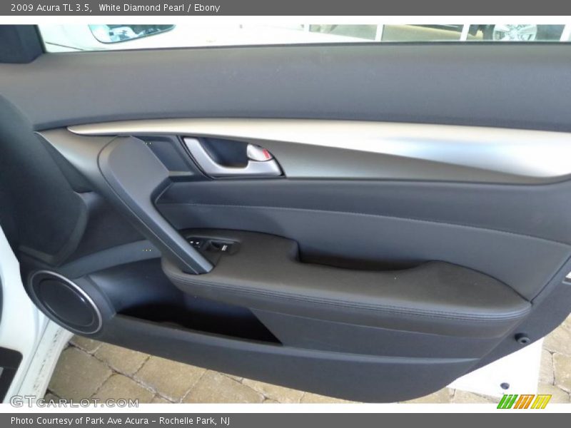 White Diamond Pearl / Ebony 2009 Acura TL 3.5