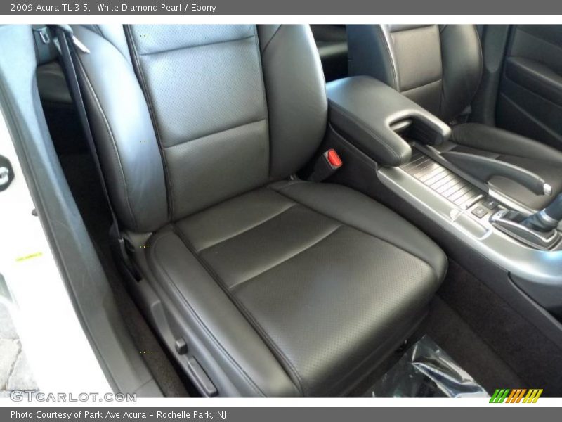 White Diamond Pearl / Ebony 2009 Acura TL 3.5