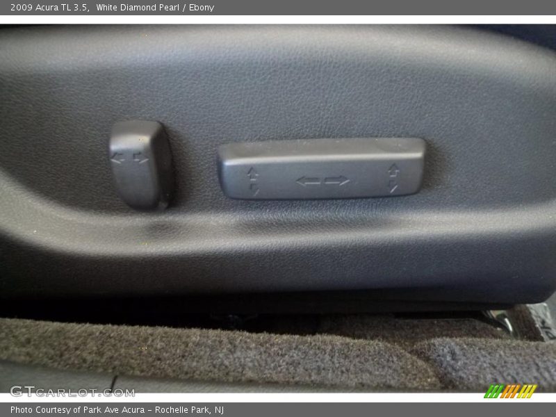 White Diamond Pearl / Ebony 2009 Acura TL 3.5