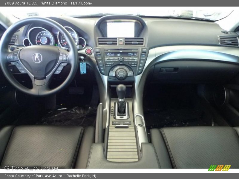 White Diamond Pearl / Ebony 2009 Acura TL 3.5