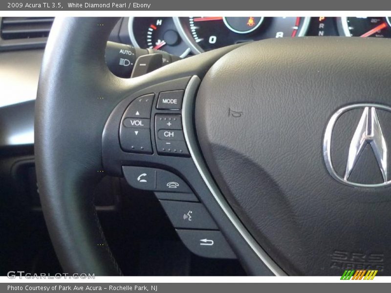 White Diamond Pearl / Ebony 2009 Acura TL 3.5