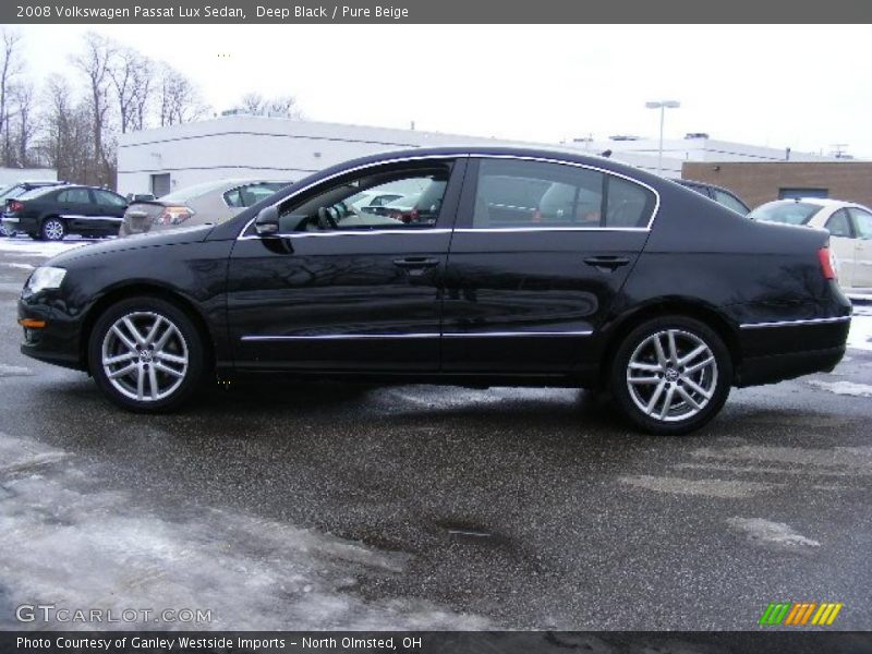 Deep Black / Pure Beige 2008 Volkswagen Passat Lux Sedan