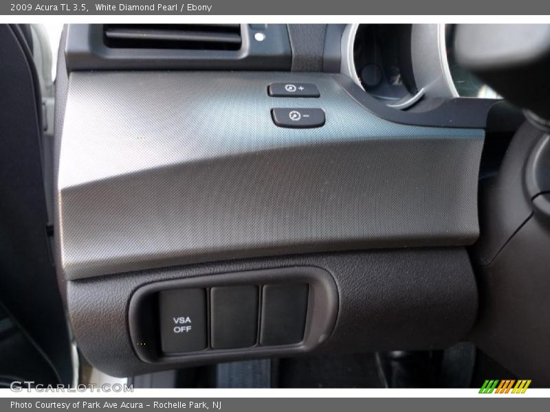 White Diamond Pearl / Ebony 2009 Acura TL 3.5