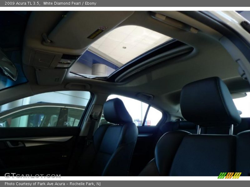 White Diamond Pearl / Ebony 2009 Acura TL 3.5