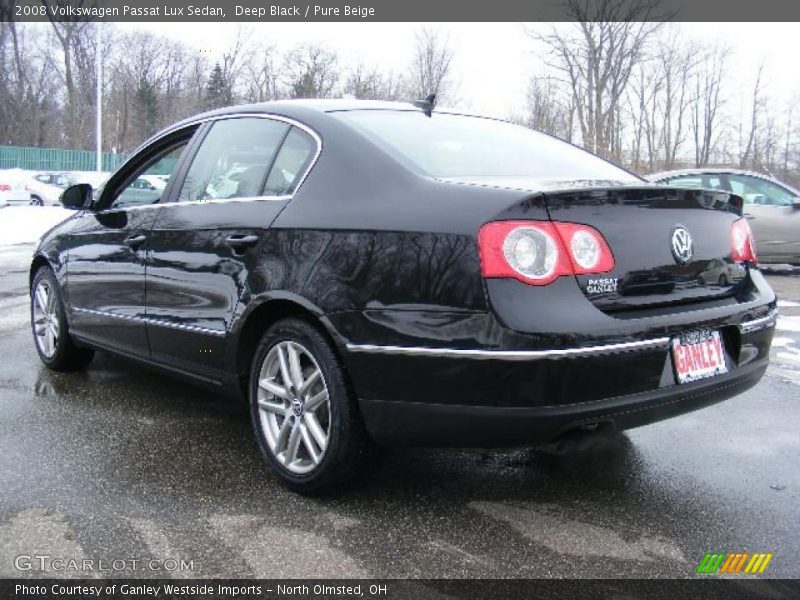 Deep Black / Pure Beige 2008 Volkswagen Passat Lux Sedan
