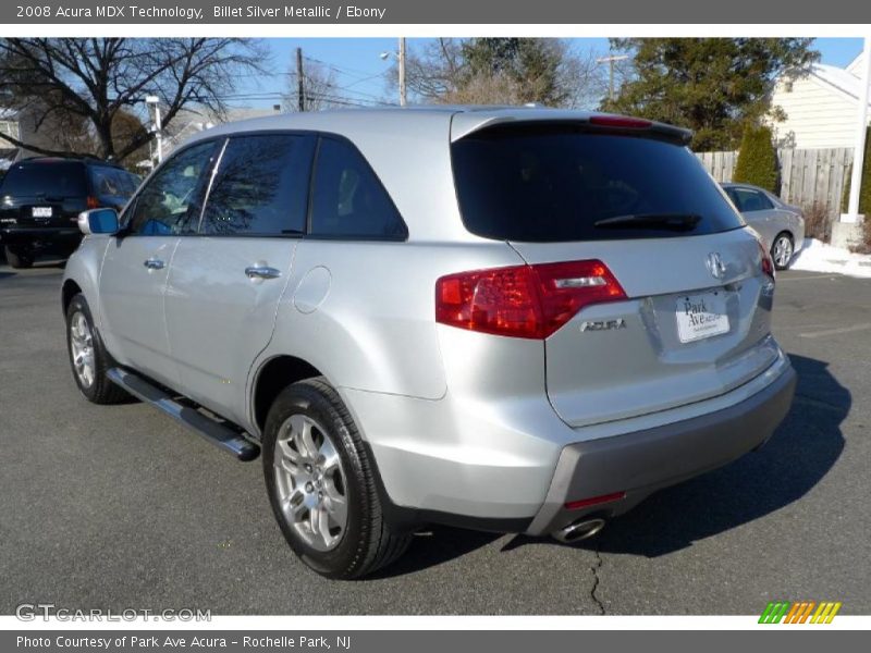 Billet Silver Metallic / Ebony 2008 Acura MDX Technology