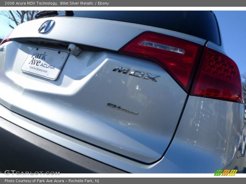 Billet Silver Metallic / Ebony 2008 Acura MDX Technology