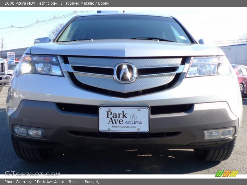Billet Silver Metallic / Ebony 2008 Acura MDX Technology