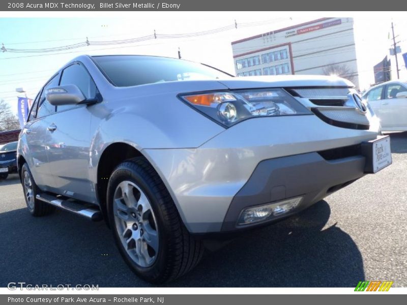 Billet Silver Metallic / Ebony 2008 Acura MDX Technology