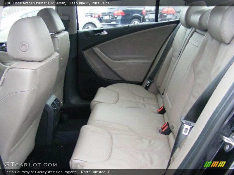 Deep Black / Pure Beige 2008 Volkswagen Passat Lux Sedan