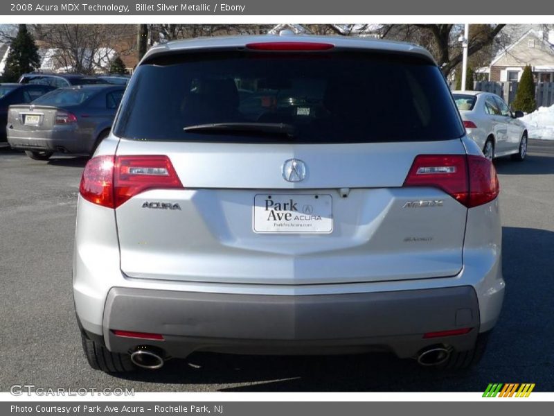 Billet Silver Metallic / Ebony 2008 Acura MDX Technology