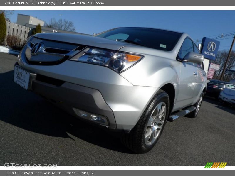 Billet Silver Metallic / Ebony 2008 Acura MDX Technology