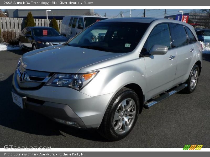 Billet Silver Metallic / Ebony 2008 Acura MDX Technology