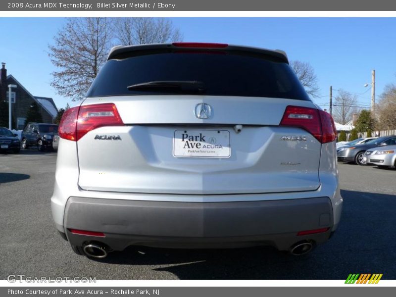 Billet Silver Metallic / Ebony 2008 Acura MDX Technology