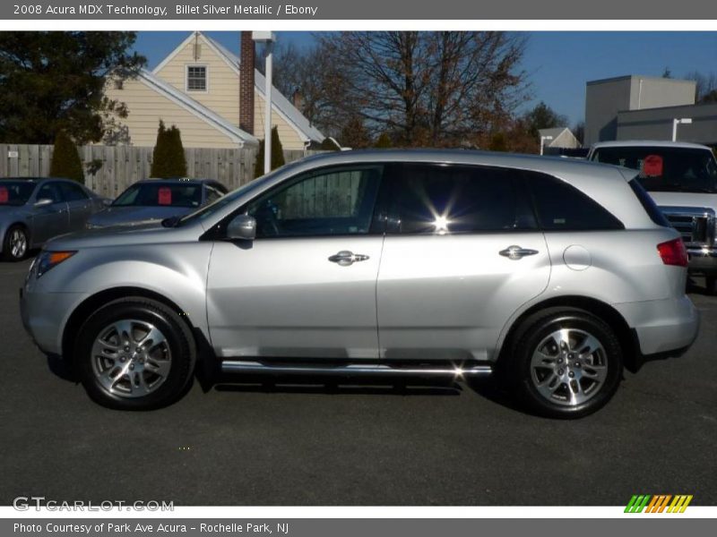 Billet Silver Metallic / Ebony 2008 Acura MDX Technology