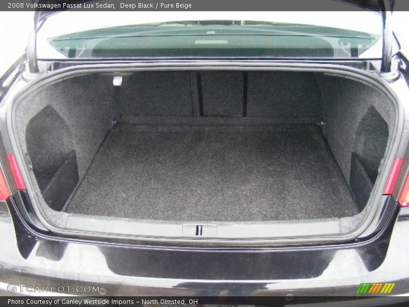 Deep Black / Pure Beige 2008 Volkswagen Passat Lux Sedan