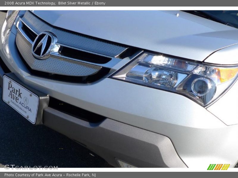Billet Silver Metallic / Ebony 2008 Acura MDX Technology