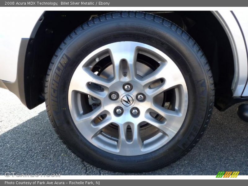 Billet Silver Metallic / Ebony 2008 Acura MDX Technology