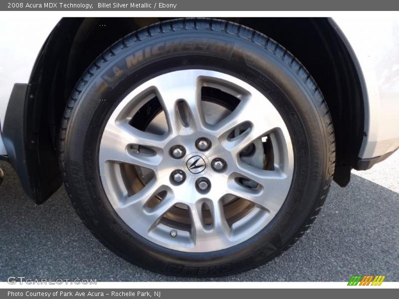 Billet Silver Metallic / Ebony 2008 Acura MDX Technology