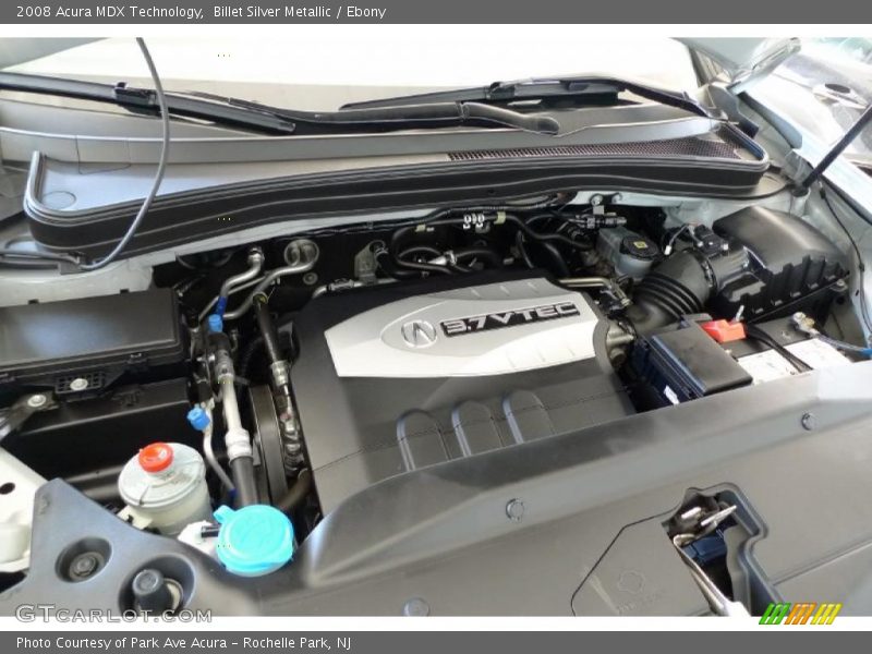 Billet Silver Metallic / Ebony 2008 Acura MDX Technology