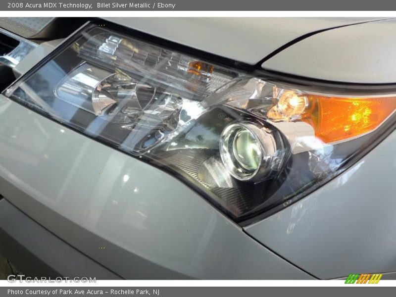 Billet Silver Metallic / Ebony 2008 Acura MDX Technology
