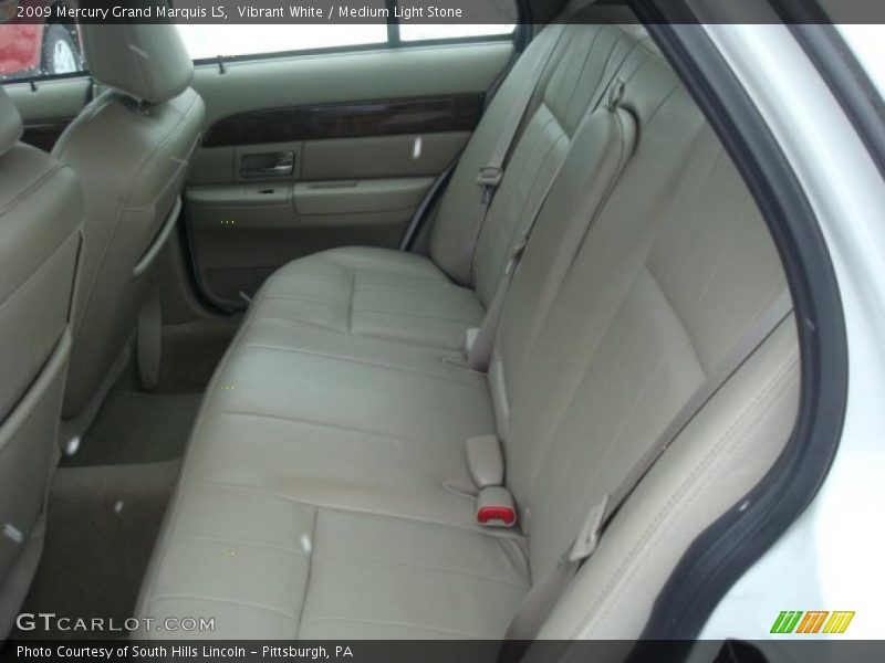 Vibrant White / Medium Light Stone 2009 Mercury Grand Marquis LS