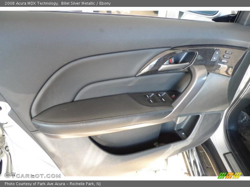 Billet Silver Metallic / Ebony 2008 Acura MDX Technology