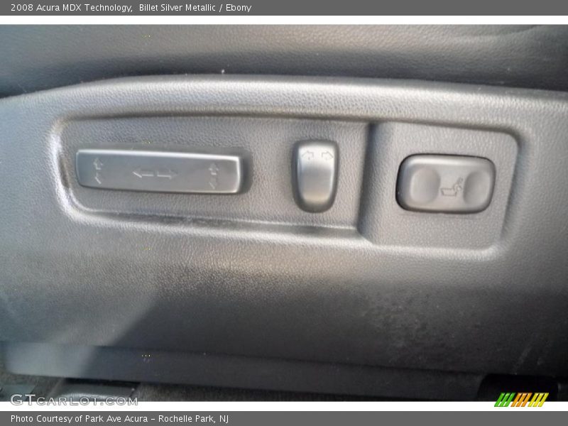 Billet Silver Metallic / Ebony 2008 Acura MDX Technology