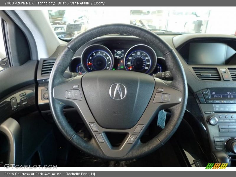 Billet Silver Metallic / Ebony 2008 Acura MDX Technology