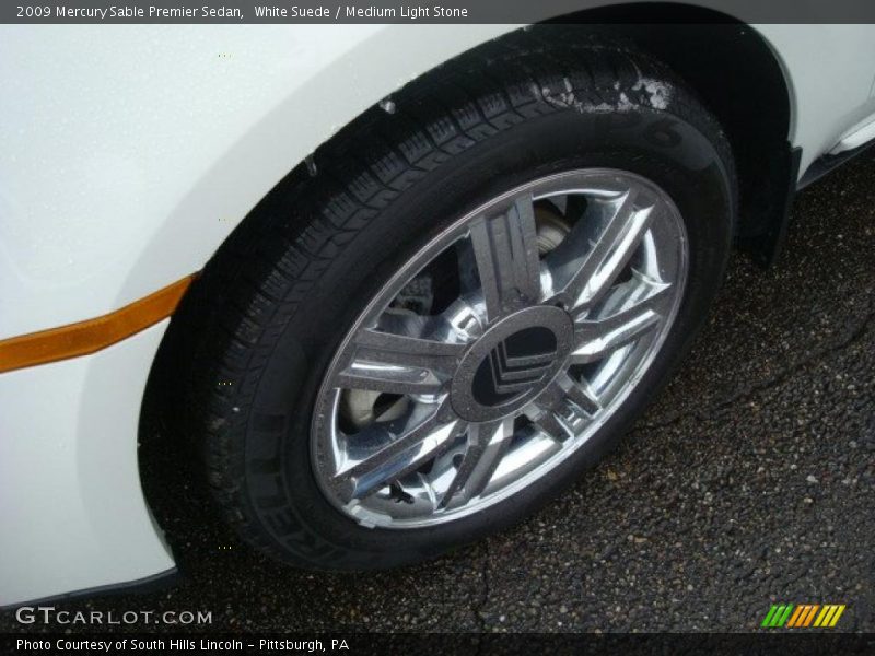 White Suede / Medium Light Stone 2009 Mercury Sable Premier Sedan