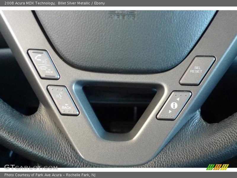 Billet Silver Metallic / Ebony 2008 Acura MDX Technology