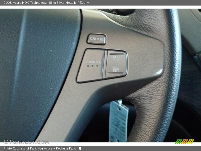 Billet Silver Metallic / Ebony 2008 Acura MDX Technology