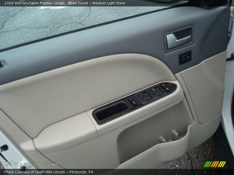 White Suede / Medium Light Stone 2009 Mercury Sable Premier Sedan