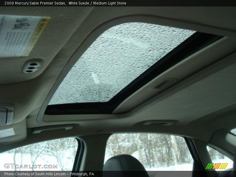 White Suede / Medium Light Stone 2009 Mercury Sable Premier Sedan