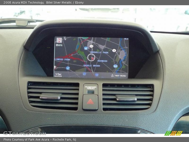 Billet Silver Metallic / Ebony 2008 Acura MDX Technology