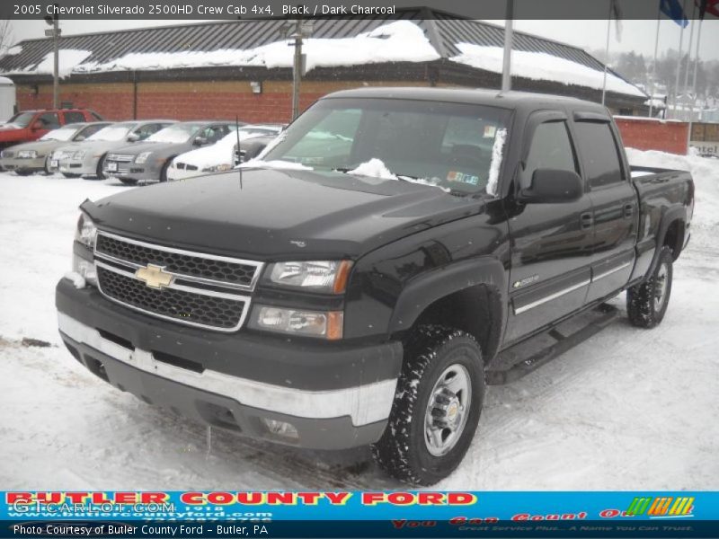 Black / Dark Charcoal 2005 Chevrolet Silverado 2500HD Crew Cab 4x4