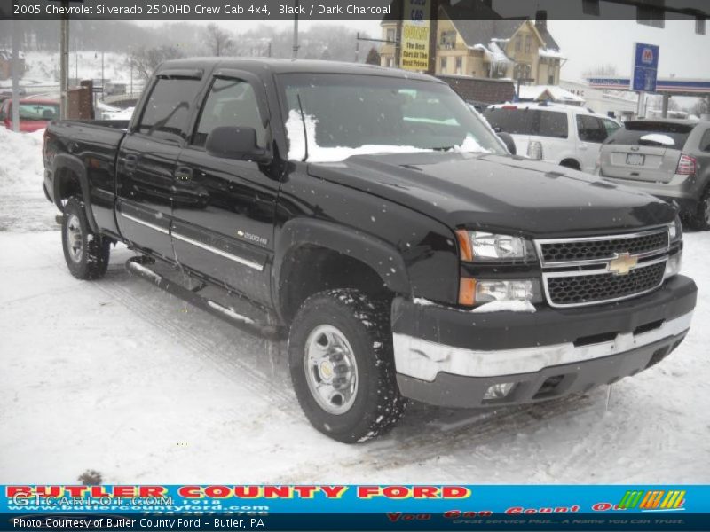 Black / Dark Charcoal 2005 Chevrolet Silverado 2500HD Crew Cab 4x4