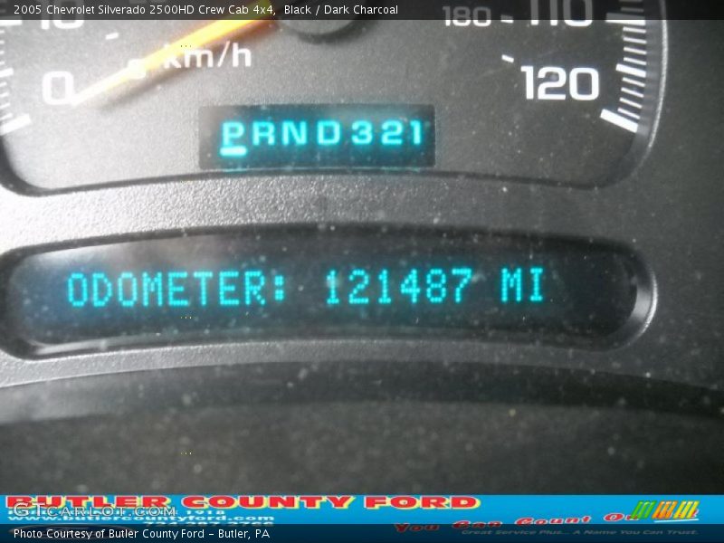 Black / Dark Charcoal 2005 Chevrolet Silverado 2500HD Crew Cab 4x4