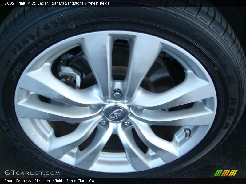 Sahara Sandstone / Wheat Beige 2009 Infiniti M 35 Sedan