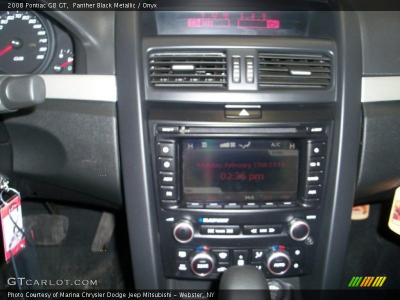 Panther Black Metallic / Onyx 2008 Pontiac G8 GT