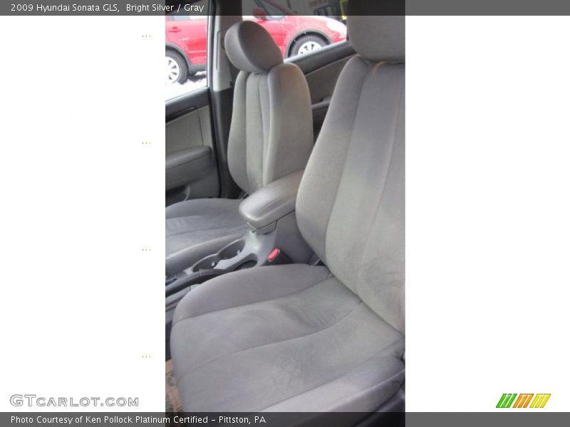 Bright Silver / Gray 2009 Hyundai Sonata GLS