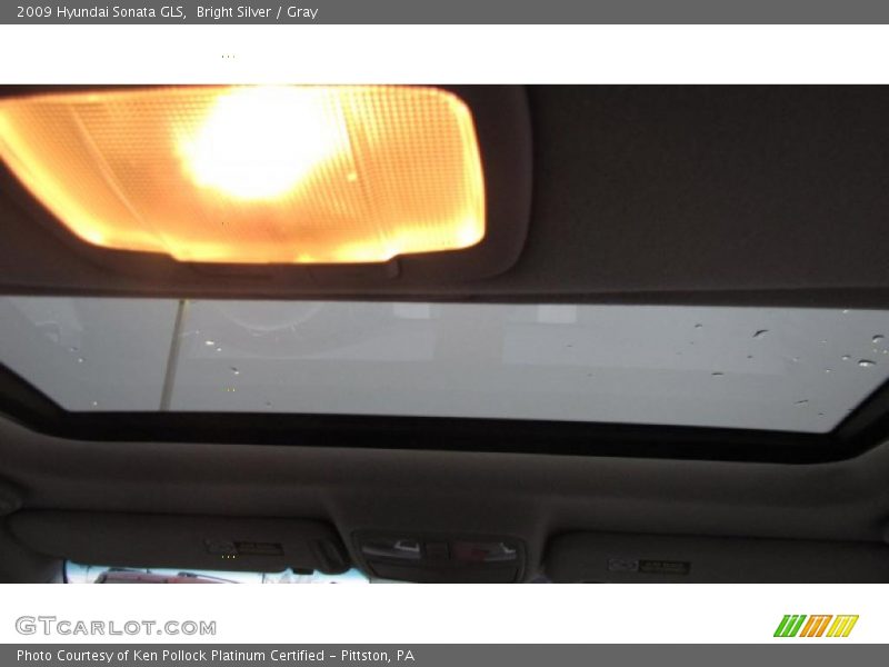 Bright Silver / Gray 2009 Hyundai Sonata GLS