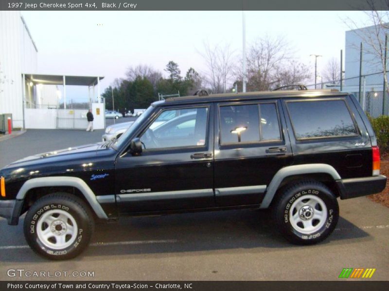 Black / Grey 1997 Jeep Cherokee Sport 4x4