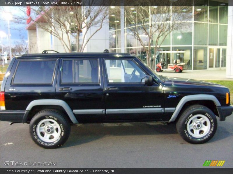 Black / Grey 1997 Jeep Cherokee Sport 4x4