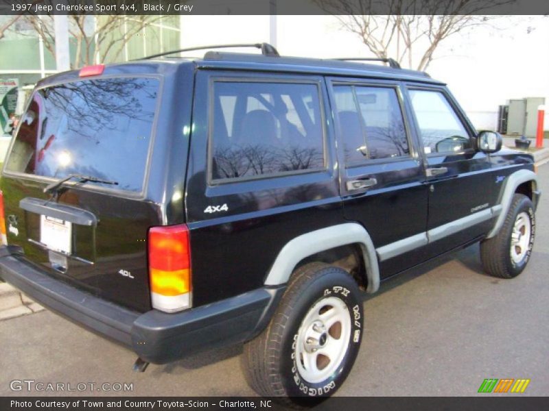 Black / Grey 1997 Jeep Cherokee Sport 4x4