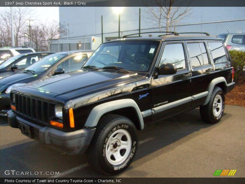 Black / Grey 1997 Jeep Cherokee Sport 4x4