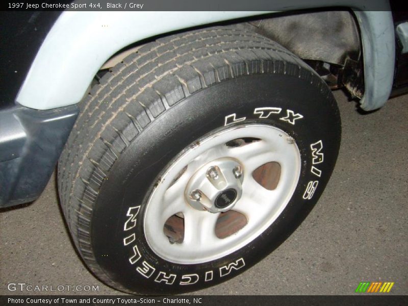 Black / Grey 1997 Jeep Cherokee Sport 4x4