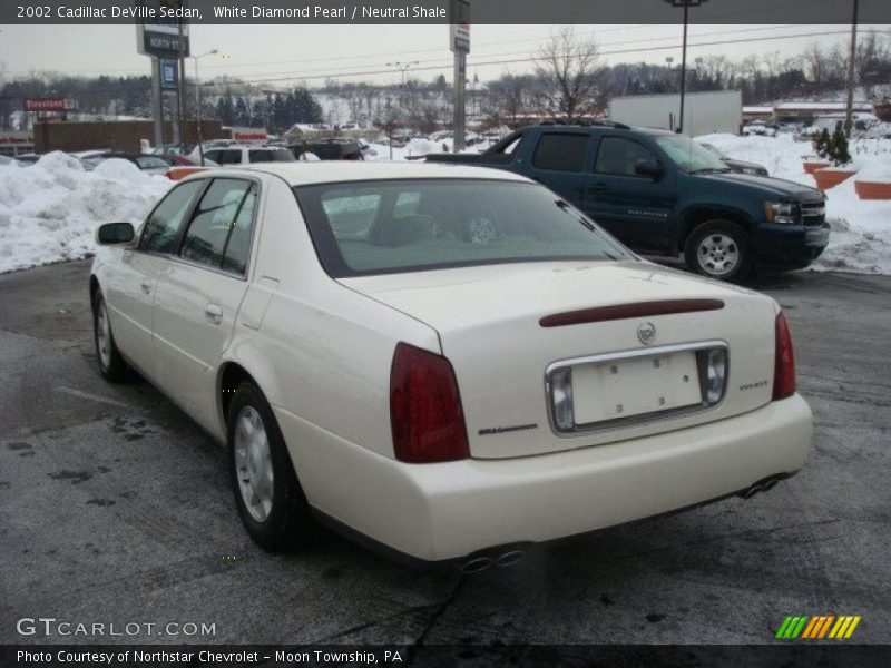 White Diamond Pearl / Neutral Shale 2002 Cadillac DeVille Sedan